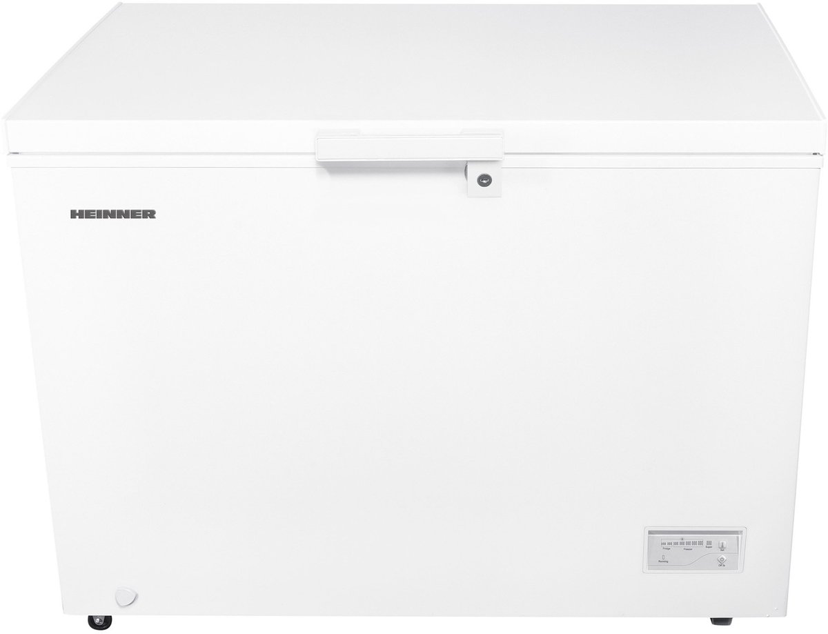 Heinner HCF-HM308INVCD Diepvrieskist – 308 L – Convertible (Vriezer/Koelkast) – Waterbestendig Display – Vergrendelbaar – Wit – 5 Jaar Garantie