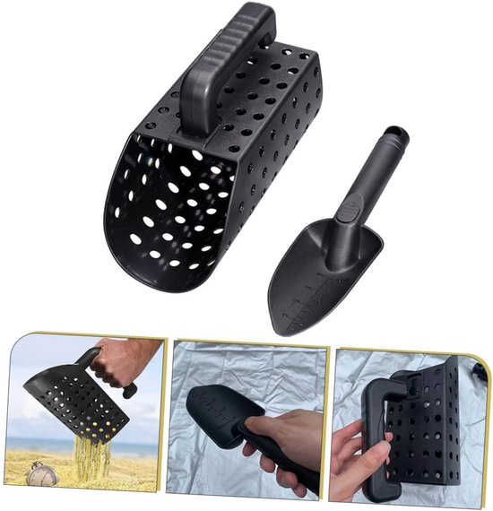 Gereedschap Voor Goudzoeken - Tuin Sets - Schatten Gravende - Metaaldetectie Tool - 25 cm - Zwart — afbeelding 4