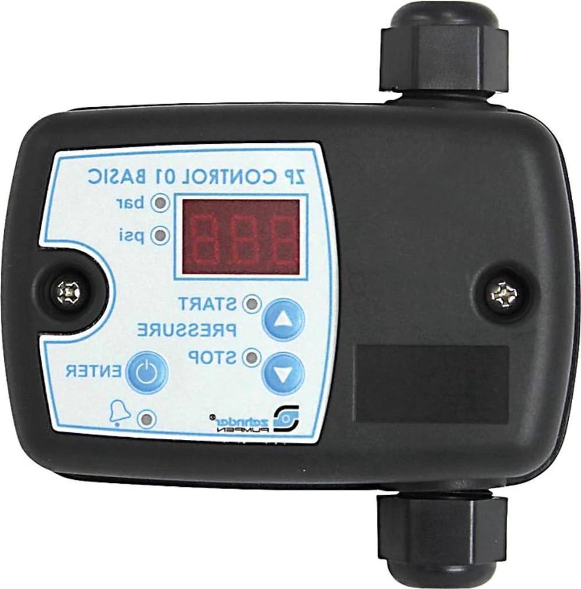 Waterdrukschakelaar - Pompschakelaar - Automatische Waterdruk - Kunststof Behuizing - 230 V - Zwart
