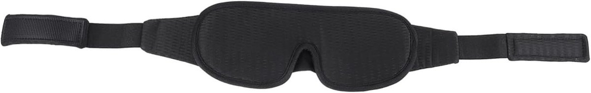 Slaapmasker - Oogmasker - Ontspannen Slapen - Verstelbare band - 23 cm breed - Zwart