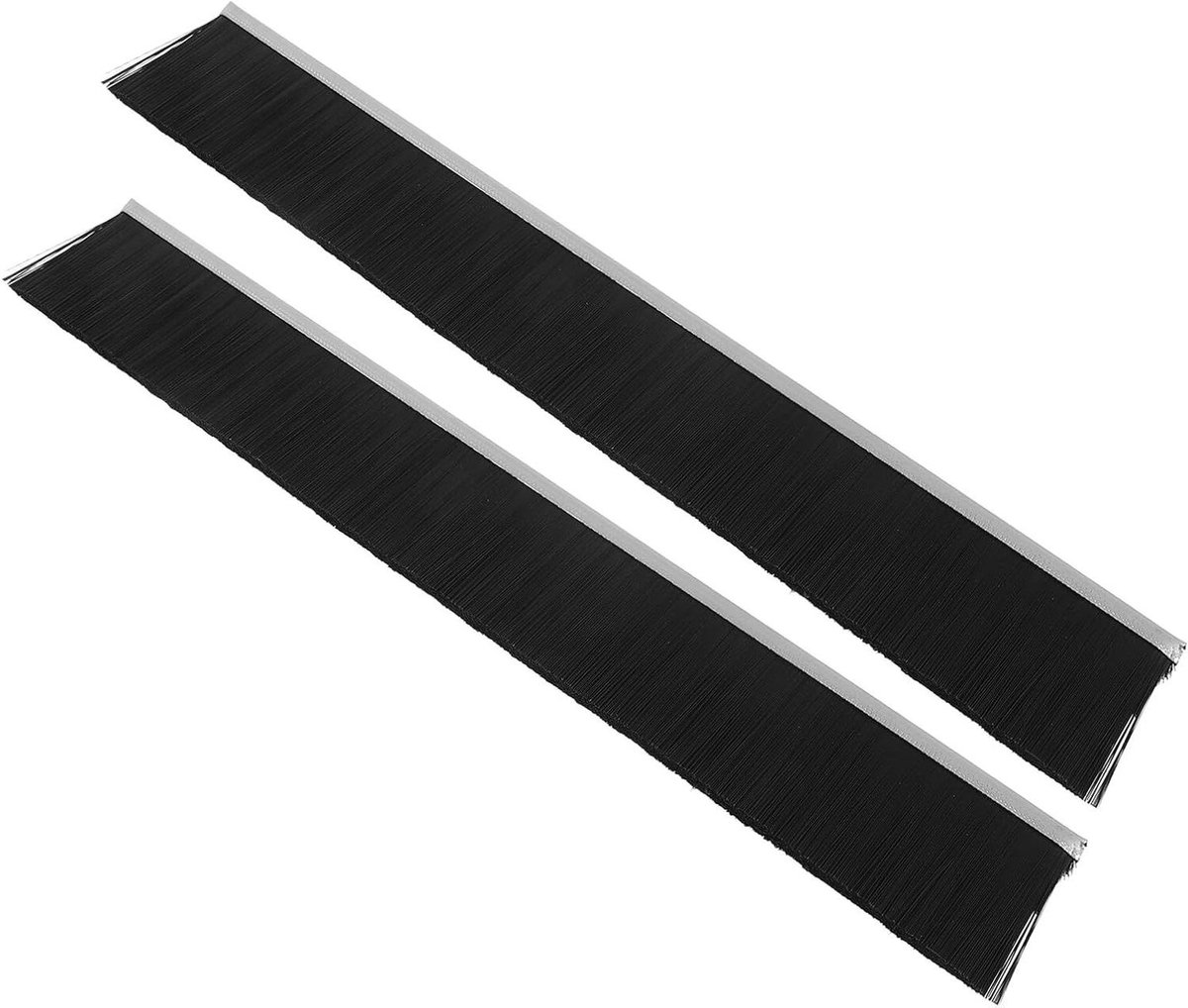 Brievenbus Borstel - Postklep Afdichting - Weer Dichten - Duurzame Nylonvezels - 30cm Lengte - Zwart