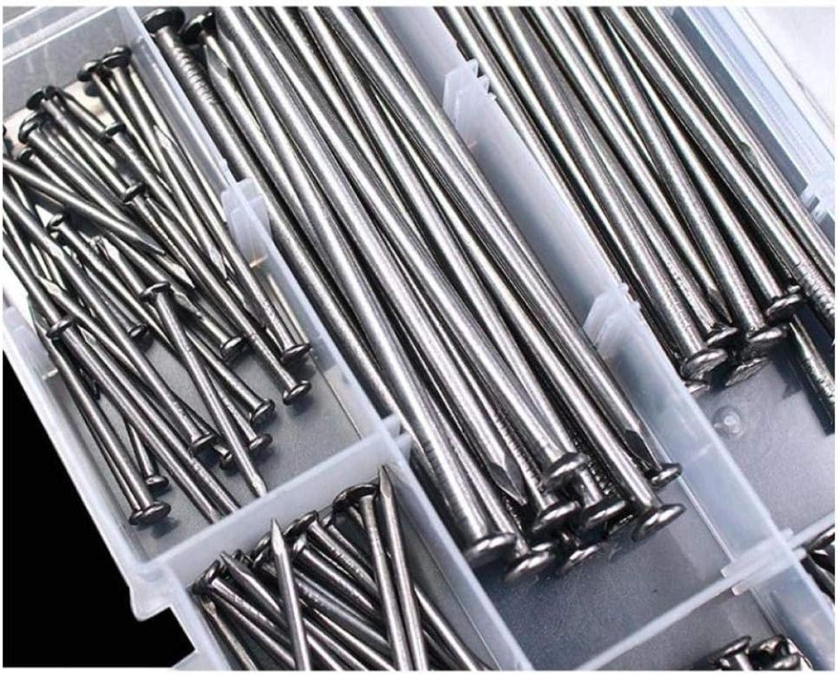 IJzeren Nagels - Houtnagels Metaal - Bouwen Houtwerk - Diverse Maten - 100 Stuks - Metaal