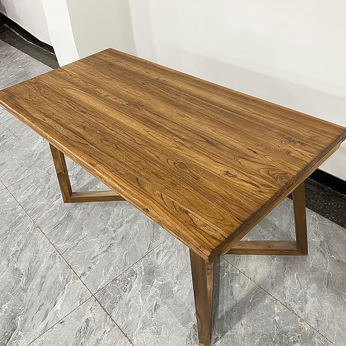 Bartafel 120 x 70 cm – Verona Edge Massief Houten Bartafel met Boomstamrand, Hoge Eettafel, Industriële Keukenbar, Smalle Bartafel voor Keuken, Woonkamer, Restaurant en Kleine Ruimtes – Mobili Bella