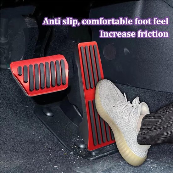Auto Pedaalhoezen - Voetpedaal Set - Verbeterde Grip - Antislip Ontwerp - 2 Stuks - Zwart — afbeelding 2