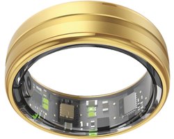 NOLATR Pro, Slimme Ring met Stappenteller, Activiteitstracker & Hartslagmeter – Zonder Abonnement & Nederlandse App – Goud – Maat 8