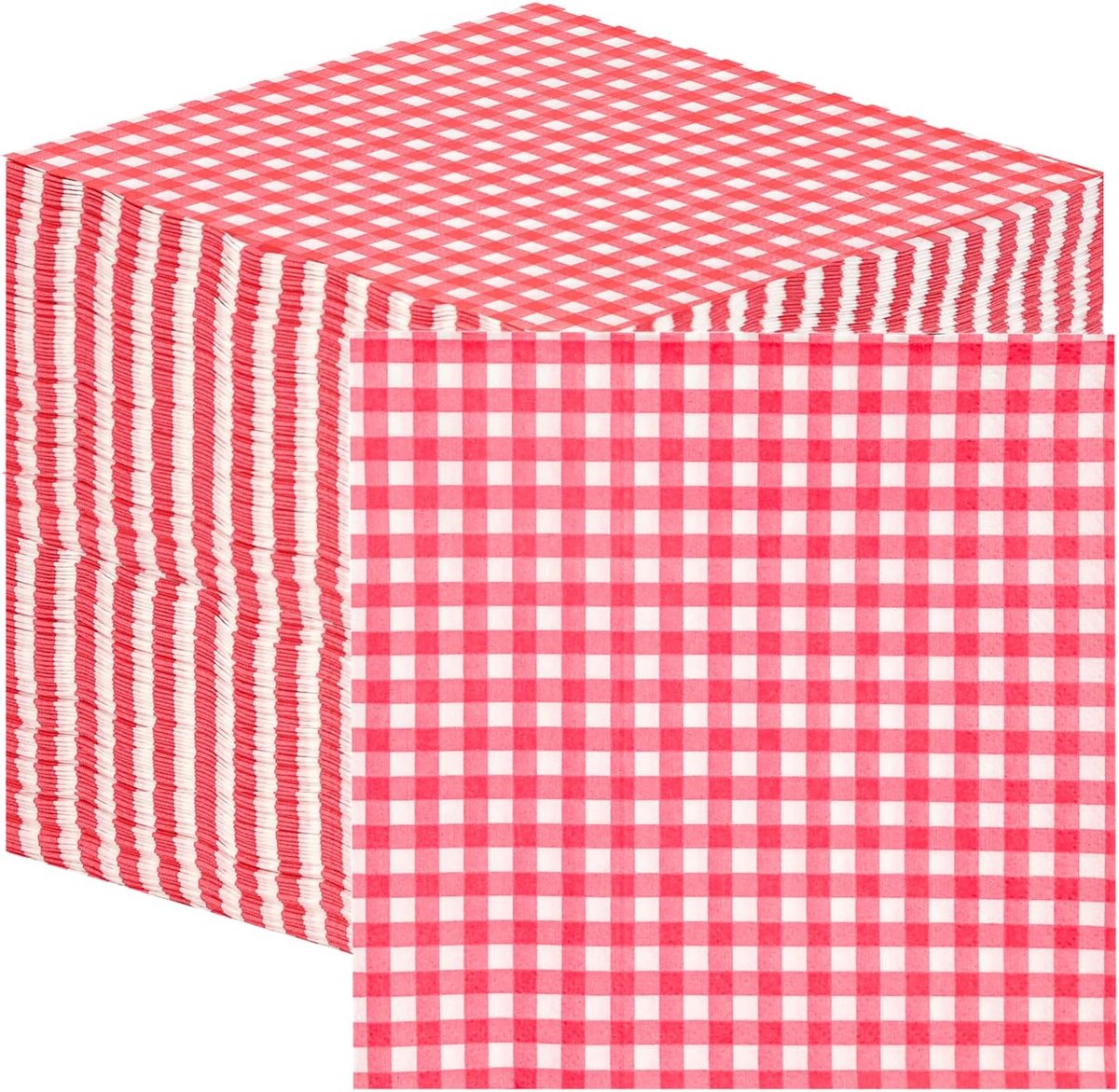 Servetten Papieren - Servetten - Tafel Servetten - Papier - Papieren Wegwerp Servetjes - Feestservetten - Voorjaar Servetten - Lunch/Diner Tafel Decoratie - 2 Laags - Rood - 33 cm - 100 Stuks - van Imperatoris