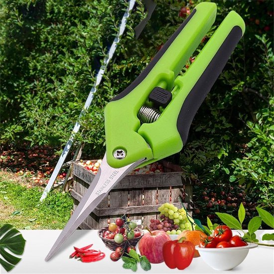 Tuinknipper - Snoeigereedschap - Planten Snoeien - Veilige Vergrendeling - 16.5 cm - Groen — afbeelding 2