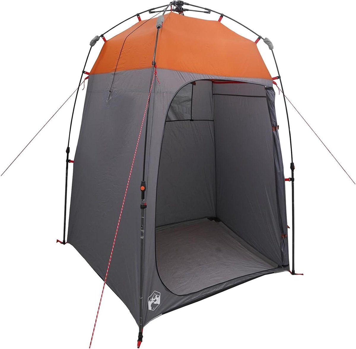 Douchecabine Outdoor - Privacy Tent - Kamperen Buiten - Stevig Stalen Frame - 160x160x227 cm - Grijs Oranje