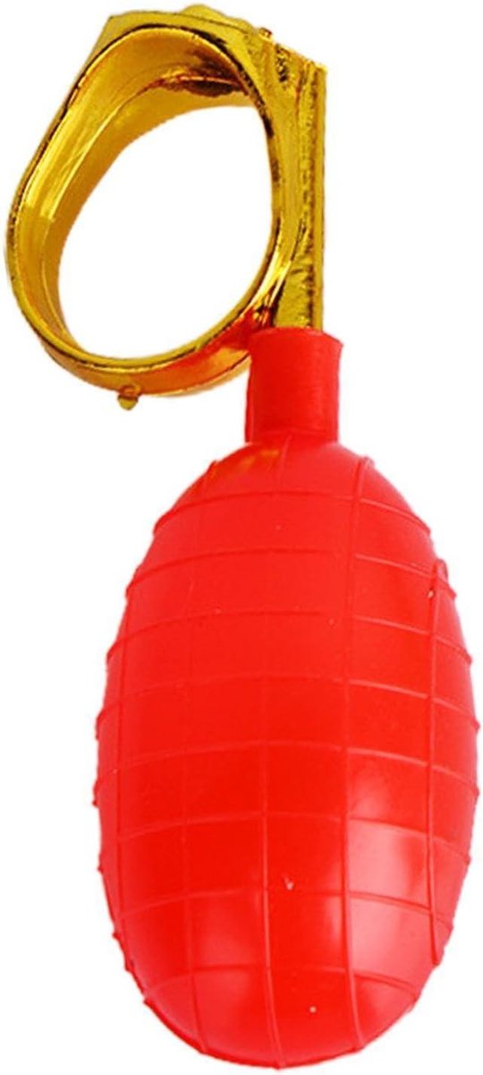 Tricky Prank Ring - Tricky Squirt Ring, Trickyy Spray Water Rings, Concealed Palm Squeeze Sprinkler, 7.5cm Size Unit + 9g Featherweight Token, ABS Plastiic Novelty Gimmick -for Kid Adult&Indoor Party