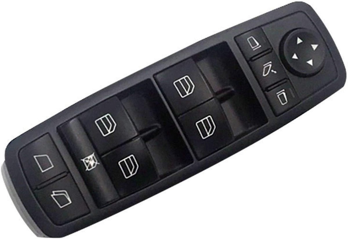 Raamschakelaar - Elektrische bediening - Auto onderhoud - Directe vervanging - 12 Volt - Zwart