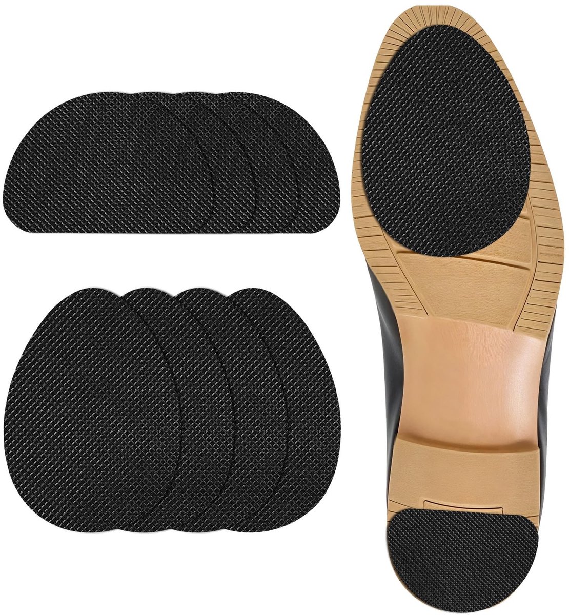 Dailygoods - 8-Pack Antislip Schoenpads voor Betere Grip en Comfort