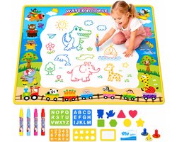 XL Water Tekenmat met 18 Accessoires en 4 Waterpennen