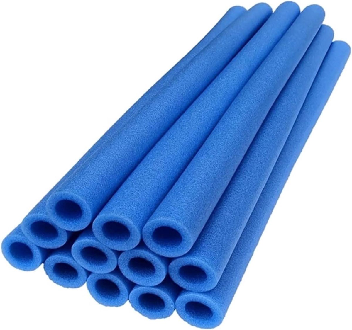 Trampoline Paalhoezen - Schuim Bescherming - Veilig Springen - Weerbestendig Materiaal - 10 Stuks - Blauw