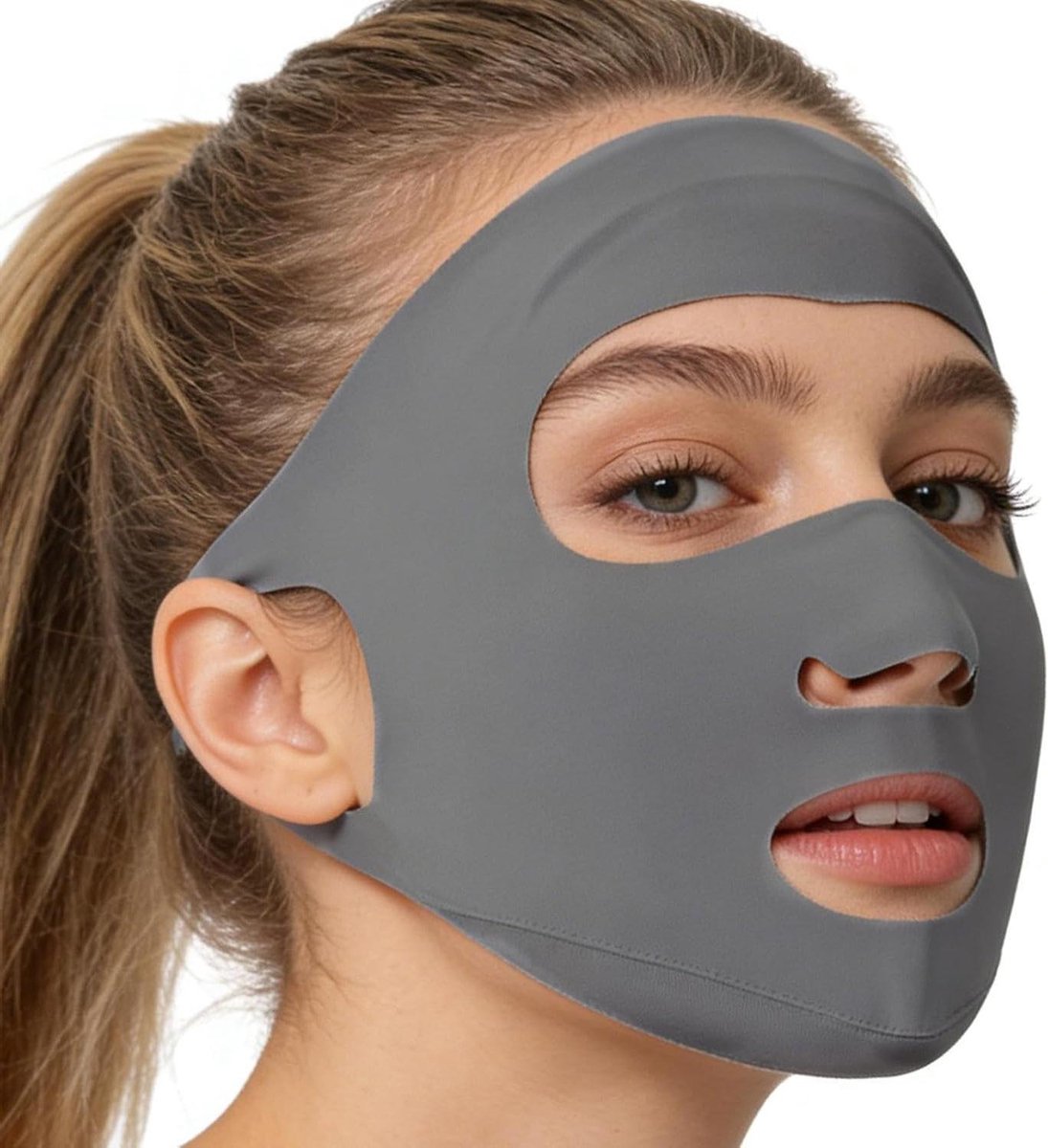 Générique UV-bescherming voor gezicht, herbruikbaar, met elastische oorlussen, zomermasker, multifunctionele gezichtsbedekking