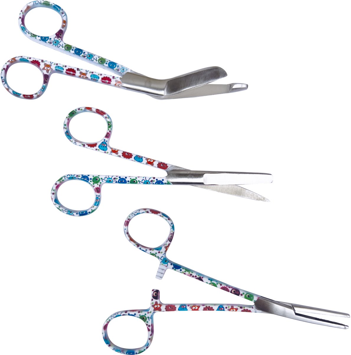 Verpleegkundige Scharenset - Cute Virus - MDR Gecertificeerd - Zorg - Verbandschaar - Cadeau - Verpleegkunde - Accessoires - Nurse Cadeau - Verpleegkundige Schaar - Verpleegkundige Artikelen