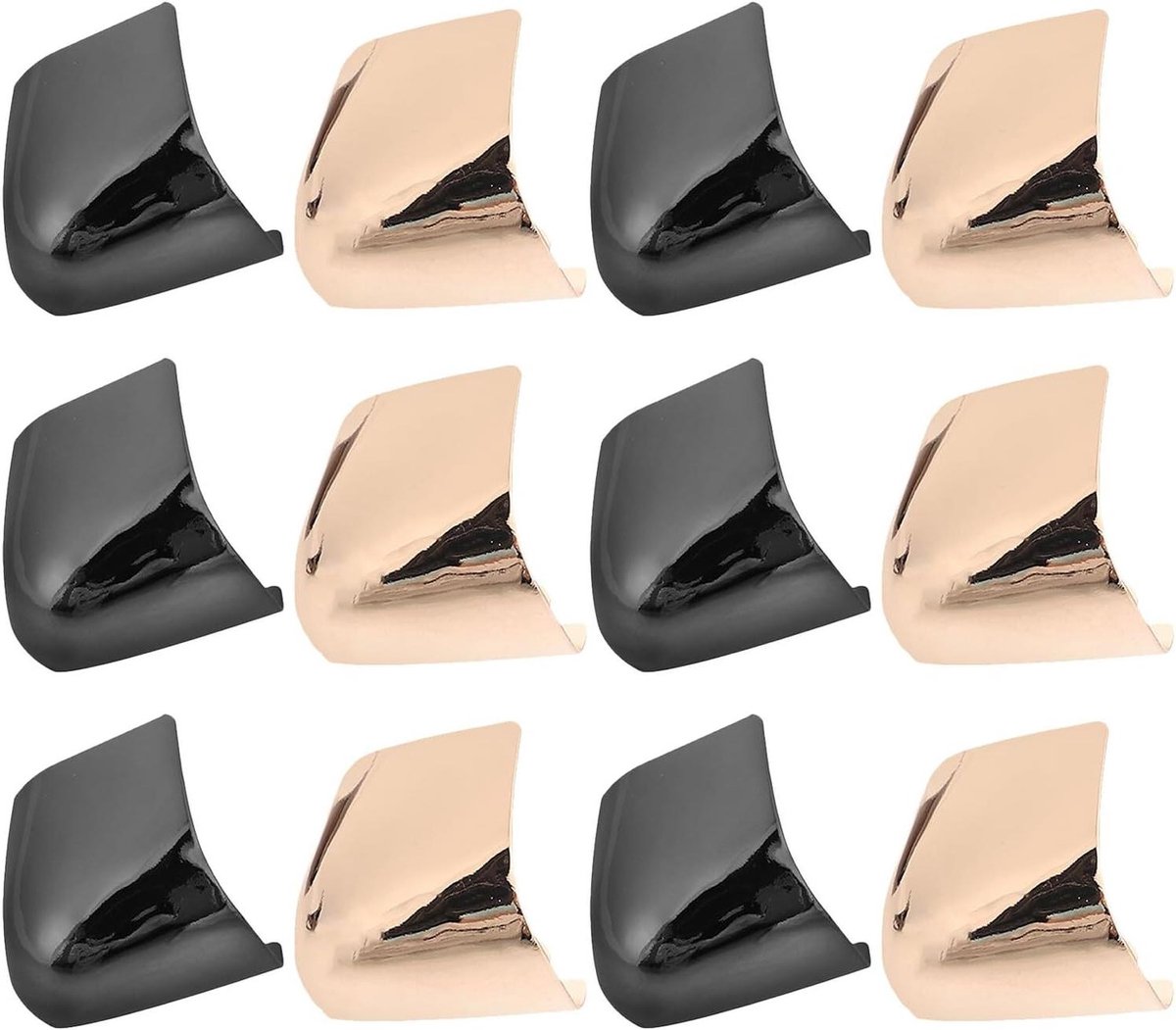 Hielbeschermers Dames - Schoenbeschermers Punt - Schoenen Beschermen - Metaal Versterkt - 6 Paren - Diverse Kleuren