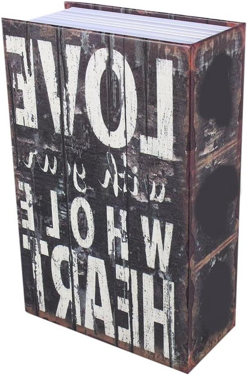 Boek Kluis - Geheim Opbergvak - Waardevolle Spullen Bewaren - Vintage Woordenboek Design - 18 x 12 x 6 cm