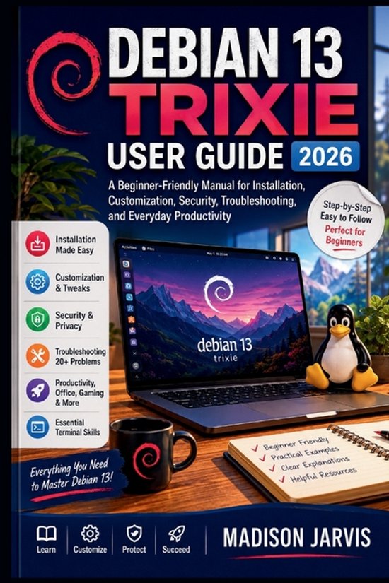 Debian 13 Trixie User Guide 2026 - cover