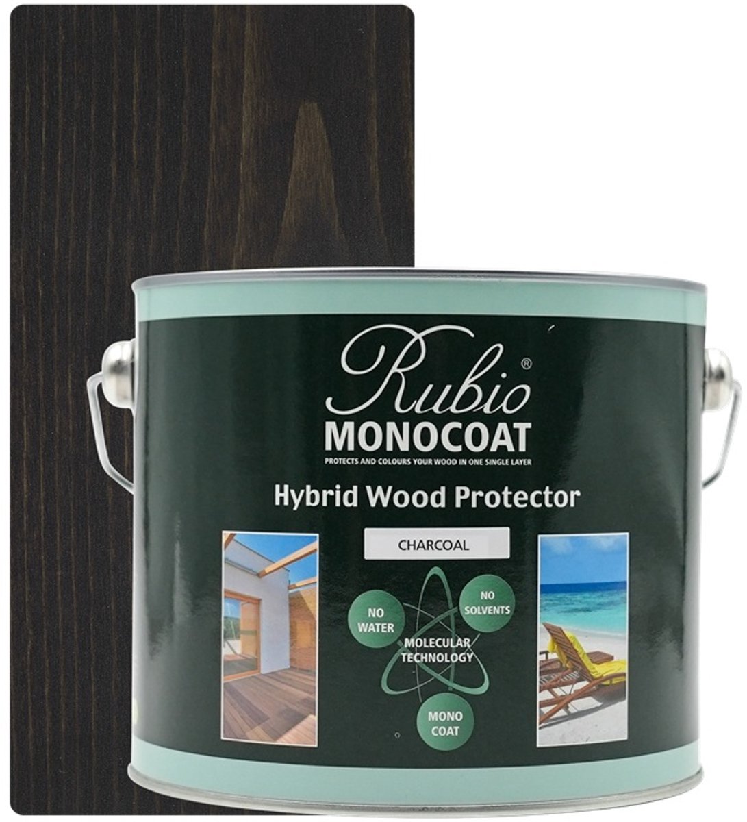 Rubio Monocoat Hybrid Wood Protector Charcoal 2,5L 143334