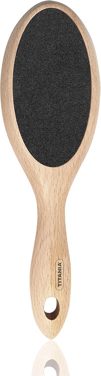 Houten voetvijl - Eeltverwijderaar - Voetverzorging - Gemaakt van beukenhout - 27 cm - Natuurlijk