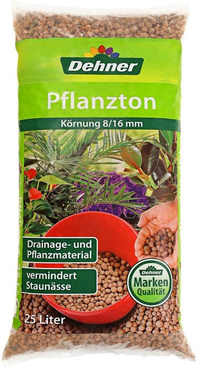 Plantenklei Granulaat - Klei Korrels - Planten Verzorgen - Water Opslag - 25 Liter - Bruin