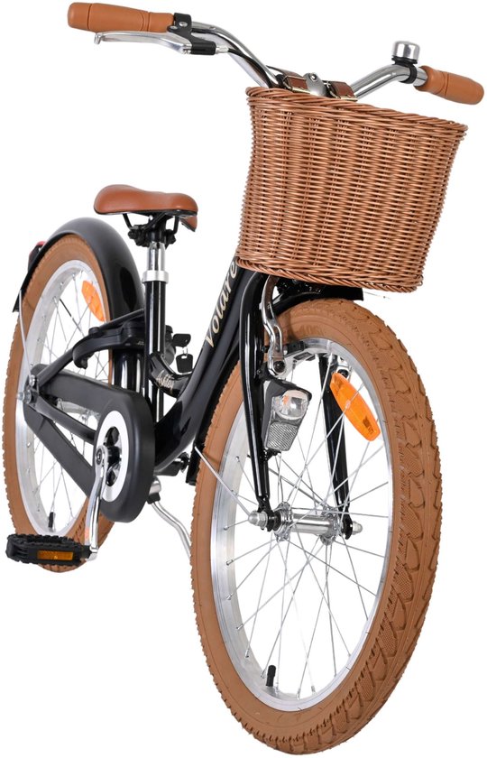 Volare Ashley Kinderfiets - Meisjes - 20 inch - Zwart van Volare — afbeelding 2