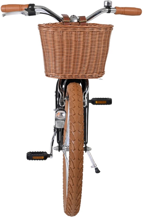 Volare Ashley Kinderfiets - Meisjes - 20 inch - Zwart van Volare — afbeelding 4
