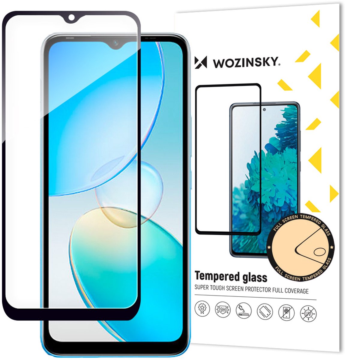 Wozinsky Serie - Geharde Glasscreenprotector - Infinix Hot 12i - 9H Hardheid - Casevriendelijk