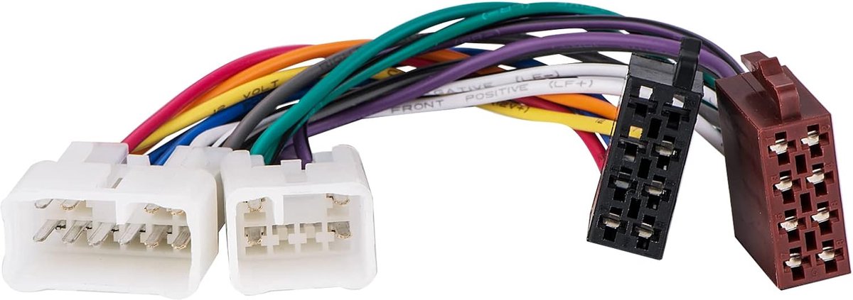 Auto Kabelboom Adapter - Stereo Aansluiting - Radio Installatie - Fabriek Audio Vervangen - 18.8 x 15 cm - Zwart