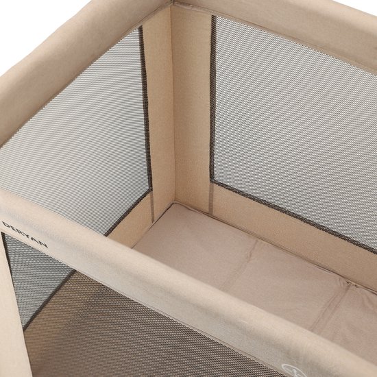 Deryan Luxe Campingbed - Inclusief transporttas - Inclusief verschoonblad -Inclusief bodemverhoger - Cream van Deryan — afbeelding 3
