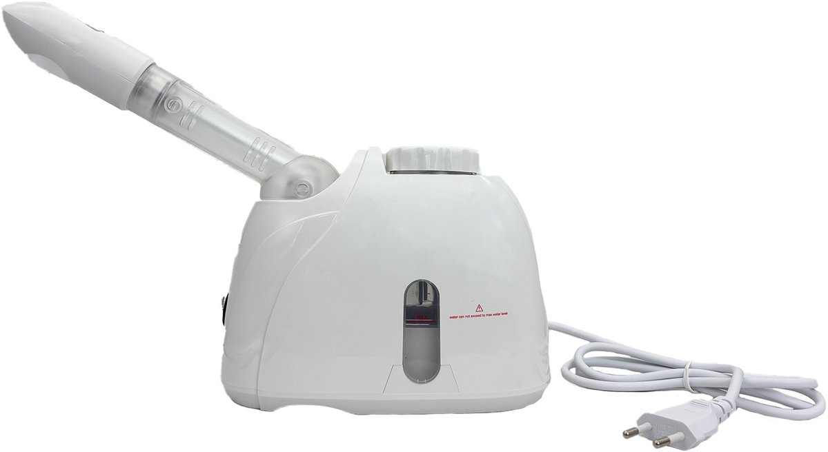 Tafelmodel gezichtsstomer – Met 360° draaibare arm – Professionele nano-ionische stoom – Voor diepe reiniging – Draagbaar – Voor thuis en salon