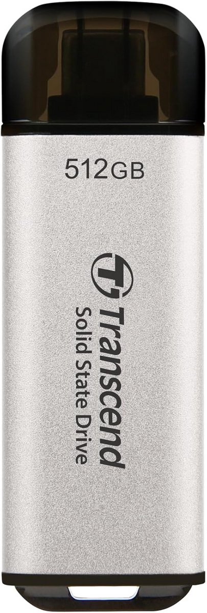 Externe SSD - Draagbare Opslag - Bestanden Overzetten - Supersnelle Overdracht - 512 GB - Zilver