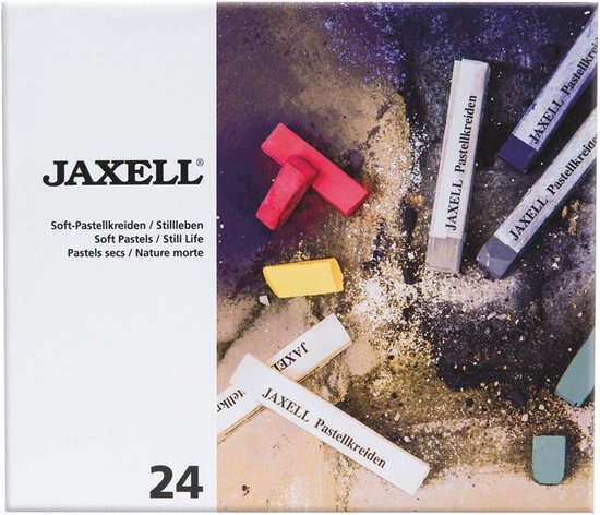 Pastel krijt - Tekenkrijt set - Kunstzinnig werken - Vlakke precieze lijnen - 24 kleuren - Multicolour — afbeelding 4