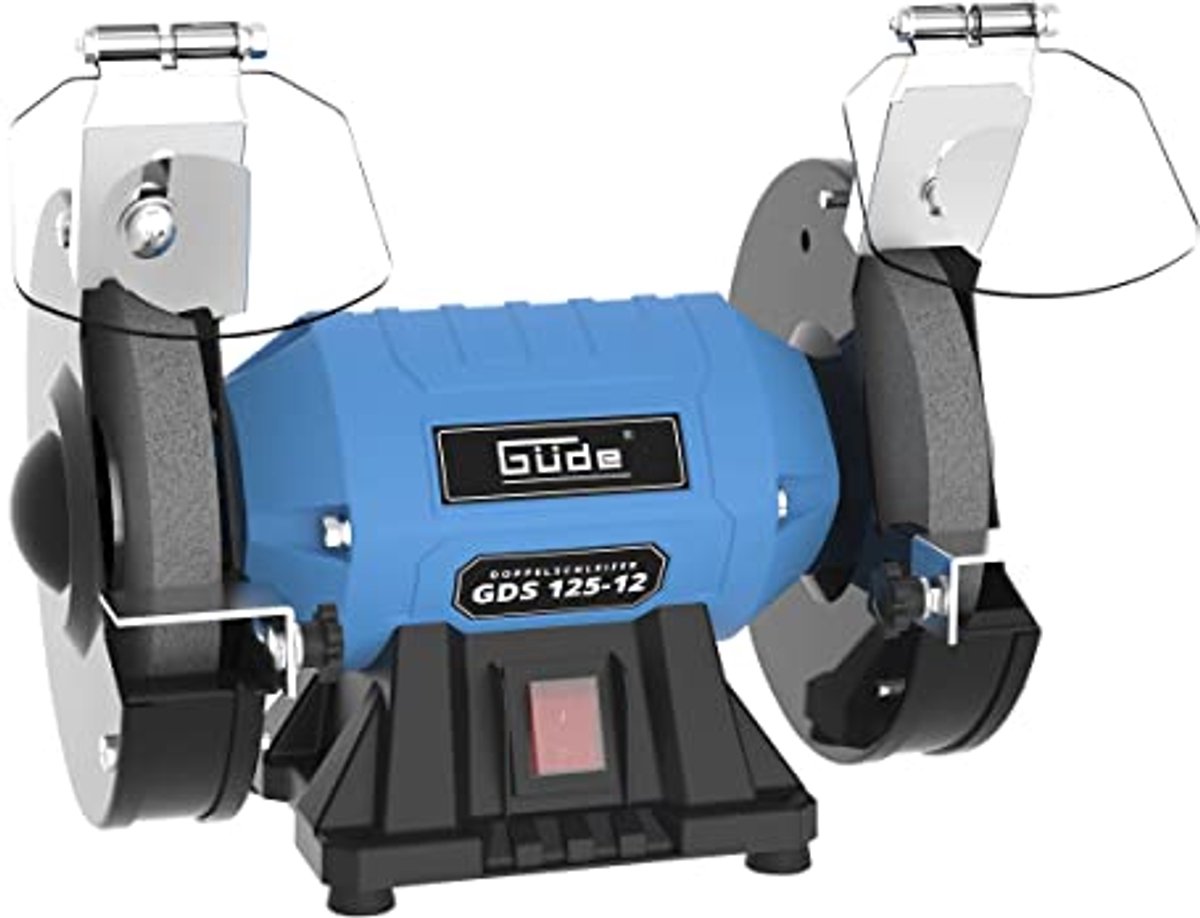 Slijpmachine - Dubbele slijper - Metaal slijpen - Krachtige motor - 125 mm - Grijs