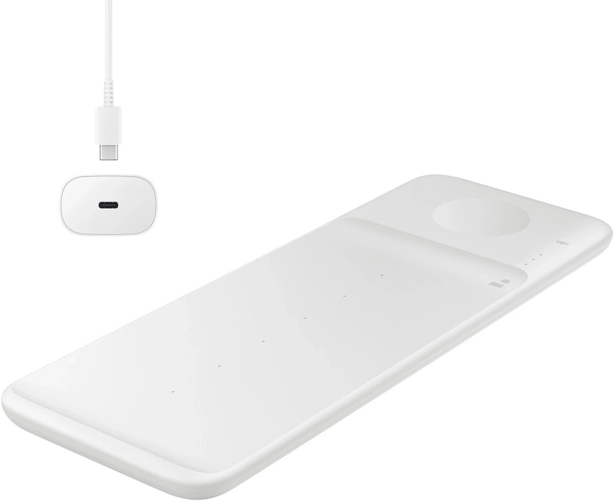 Samsung Wireless Charger Trio Smartphone / Galaxy Watch / Galaxy Buds - Wit