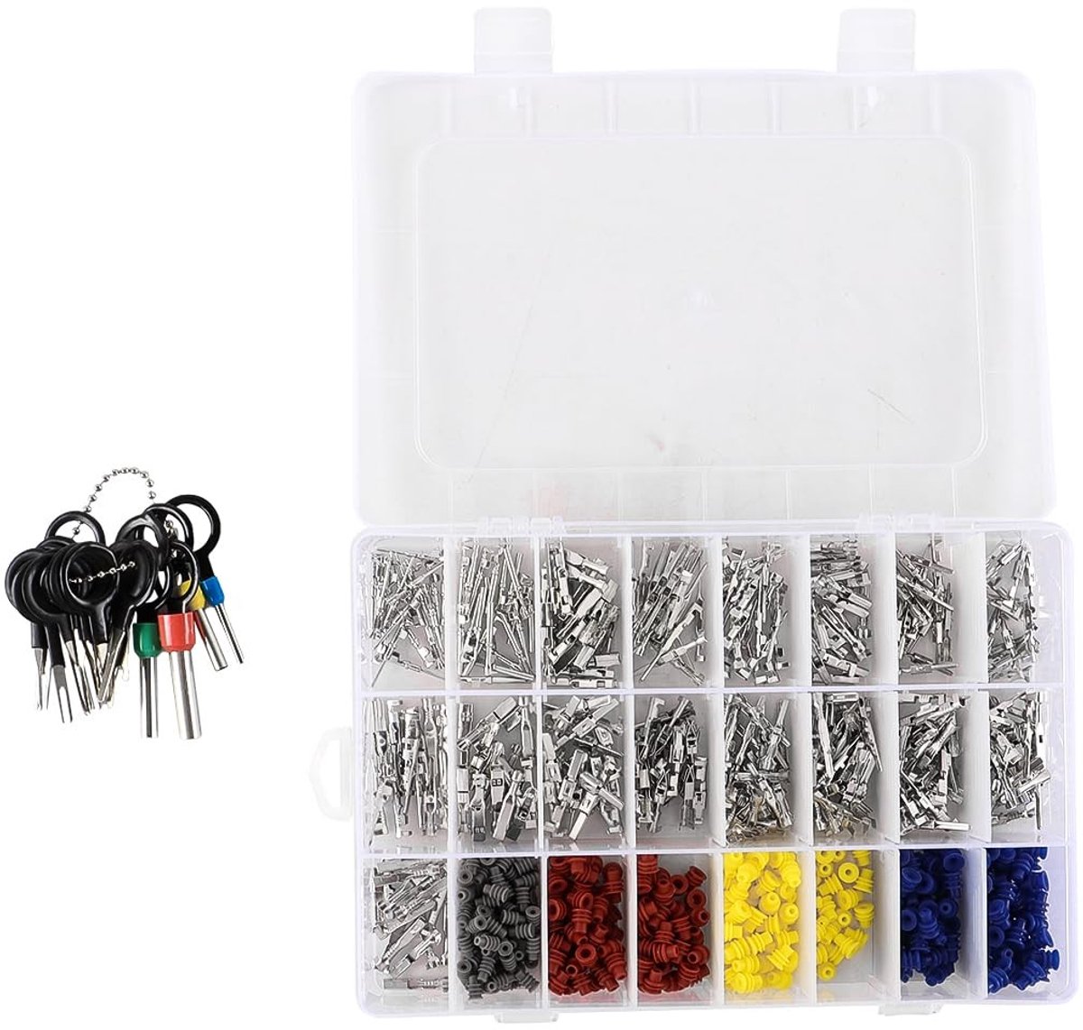 Dailygoods - Set van 755 Stuks Autoconnectoren in Doos