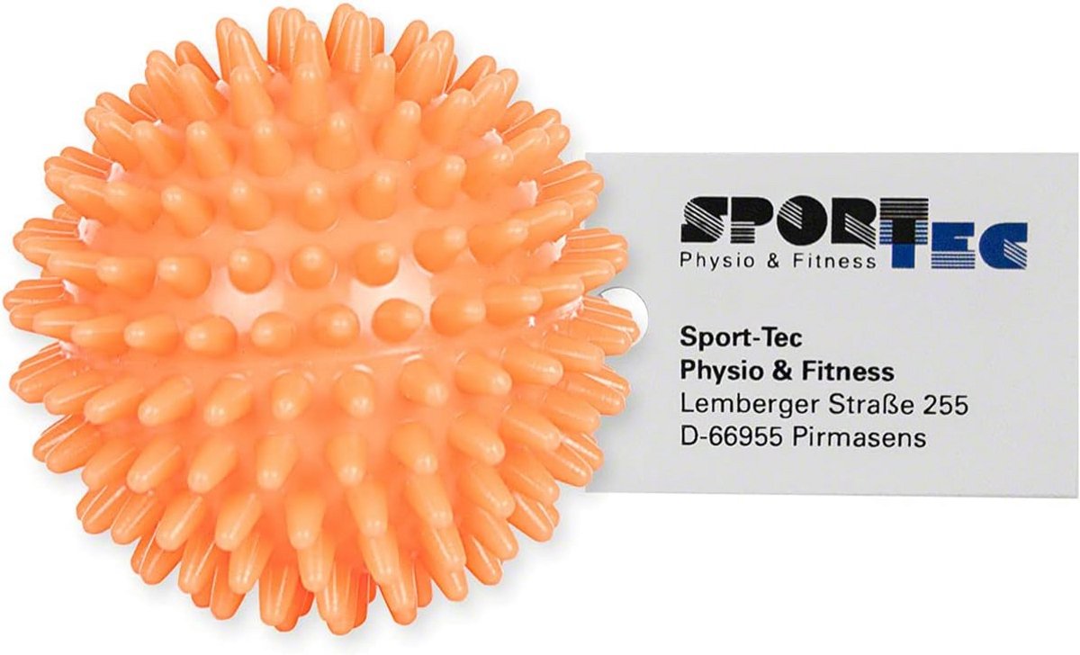 Massage Bal - Egel Bal - Zelfmassage Spieren - Bevordert Doorbloeding - 6 cm Diameter - Neon Oranje