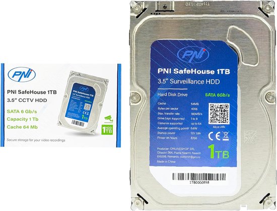 1TB Interne Harde Schijf 3.5" voor CCTV Bewakingssystemen — afbeelding 4