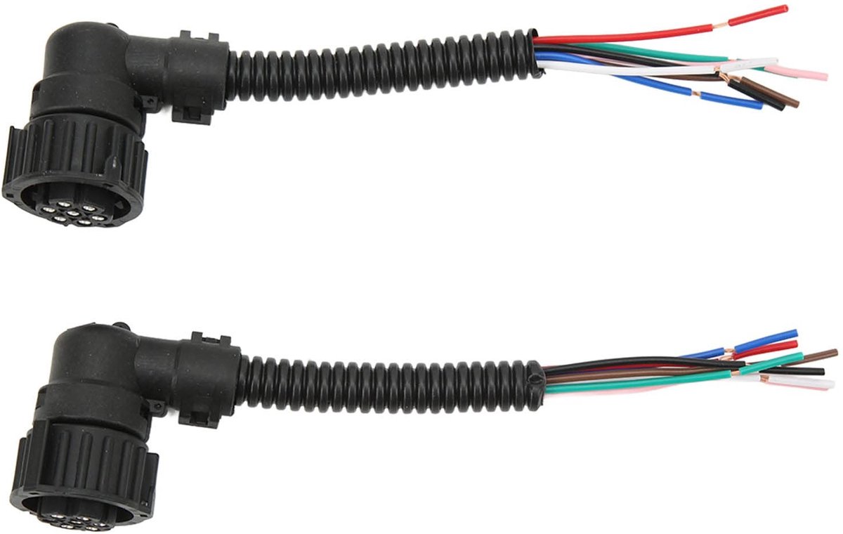 Dailygoods- Achterlichtkabelboom Robuust - Achterlichtconnector - Achterlichtvervanging - ABS/Metaal - Professionele Kwaliteit - Duurzaam en Betrouwbaar - Bedradingsset