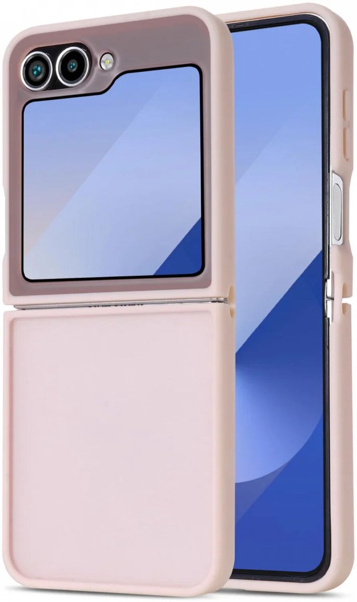 Hoesje Geschikt voor Samsung Galaxy Z Flip 7 FE / 6 - Matte Back Cover - Roze