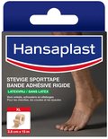 Verpakking met Hansaplast stevige sporttape in XL-formaat, huidskleur, 3.8 cm x 15 m.