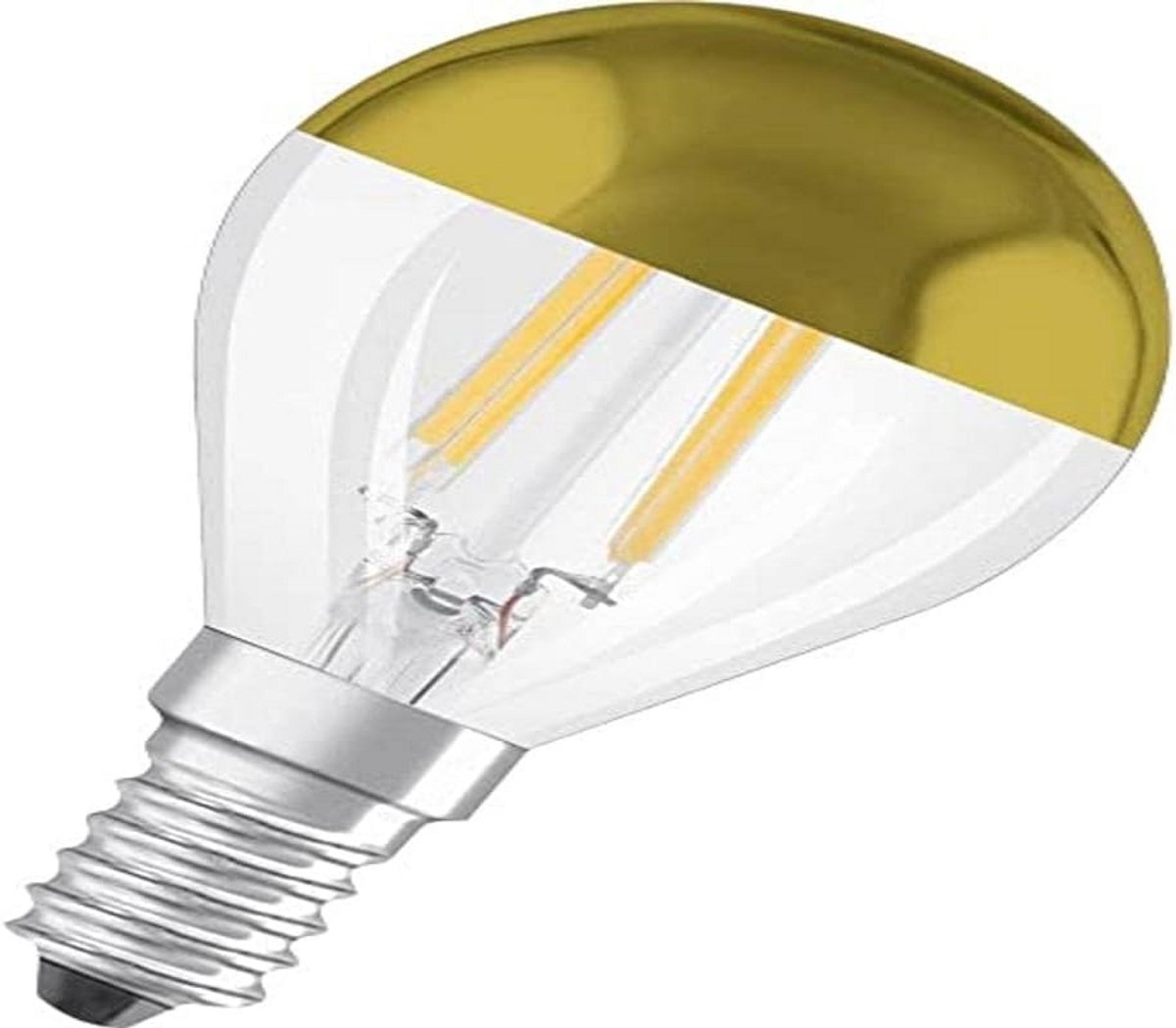 LED Lamp - Kleine Lamp - Sfeervol Verlichten - Retrofit Ontwerp - E14 Fitting - Gouden Druppel