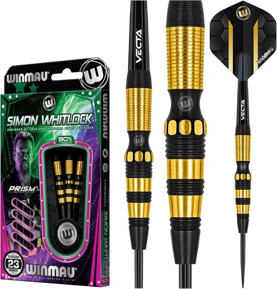 23 gram Tungsten Darts Set met Flights en Stengels — afbeelding 3