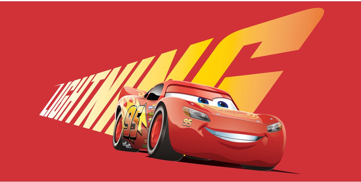 Disney Cars Strandlaken Lightning McQueen - 70 x 140 cm - Katoen