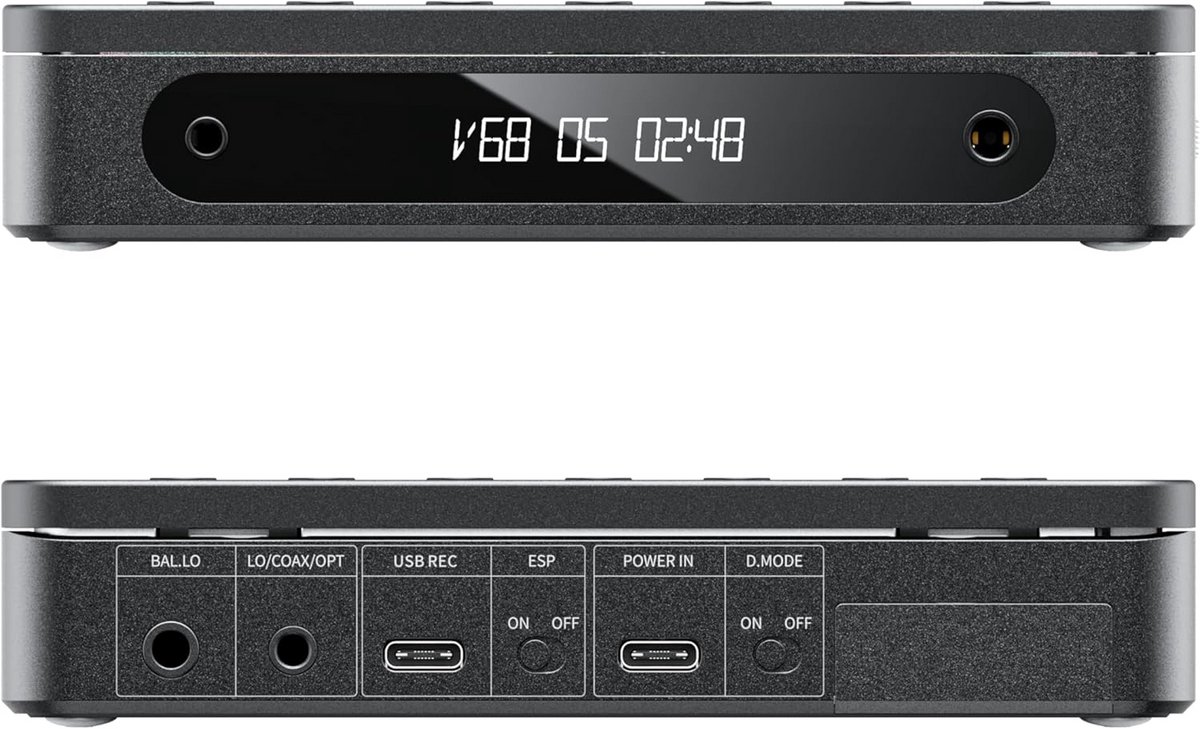 Draagbare CD-speler - Muziekspeler - Muziek Luisteren - USB Rip Functie - Compact Formaat - Zwart
