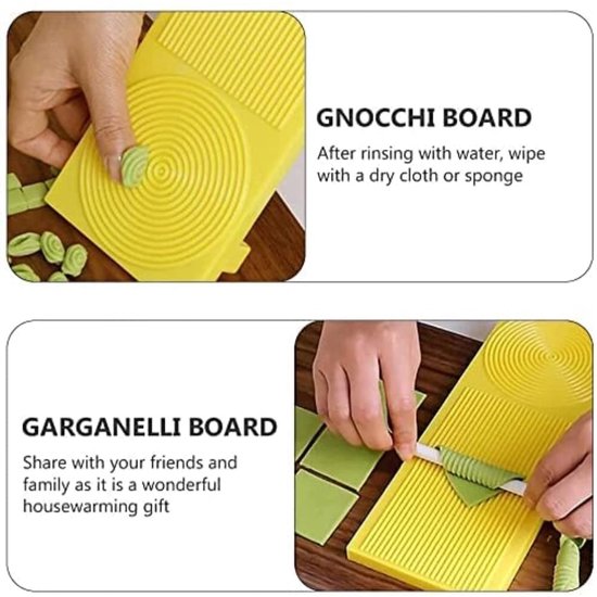 Dailygoods - Gnocchi Board - Handmaking Italiaanse Gnocchi - Gebogen Ontwerp - Mooie Ridges - Perfect voor Thuis Koken - Ideaal voor Pasta Liefhebbers van Dailygoods — afbeelding 4