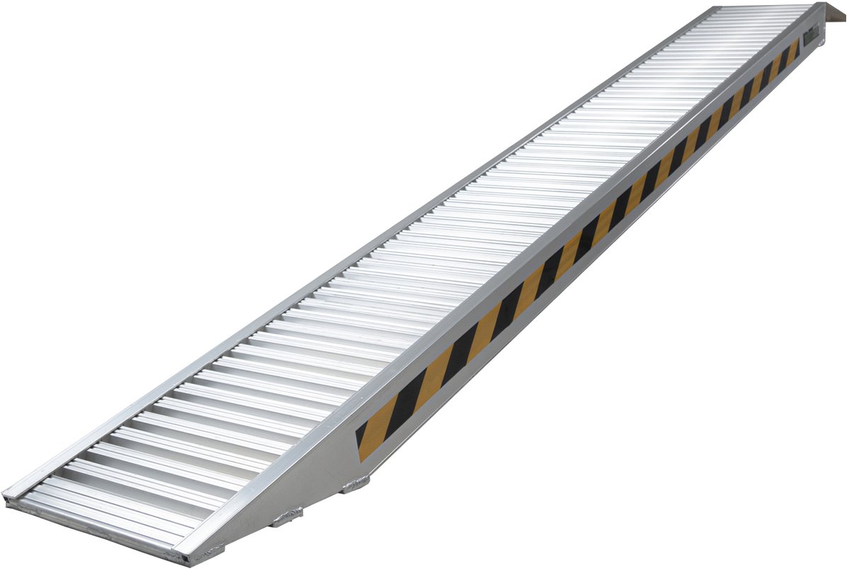 TRUTZHOLM - Heavy-Duty Oprijplaat - 265 cm - 1.650 kg - Aluminium - 35 cm Breed - Professionele Laadbrug Bouwmachines (1 Stuk)