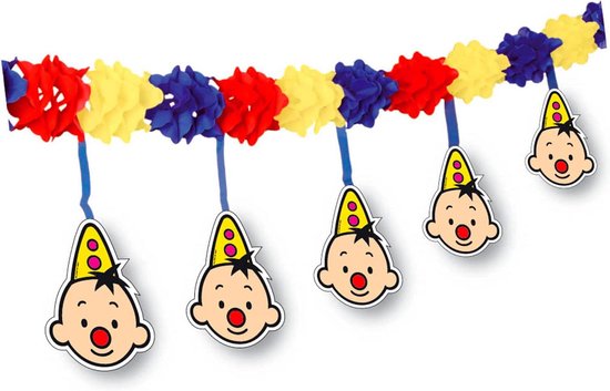 Bumba Slingers - Feestdecoratie - Kinderfeestje Vieren - Met Onderhanger - 4 Meter Lang - Veelkleurig