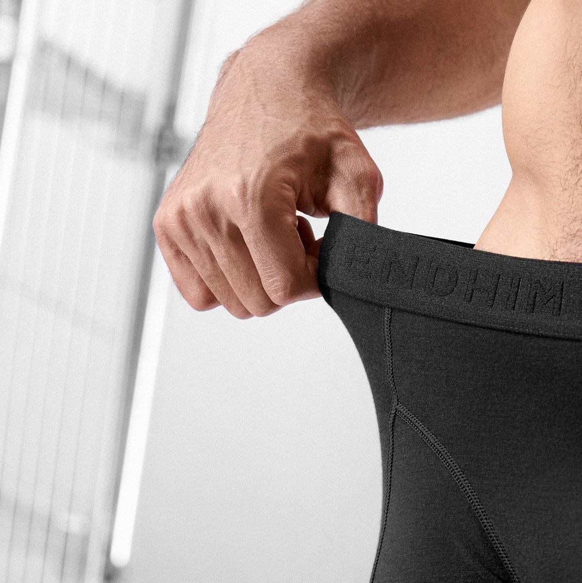 FeatherFeel | Zwarte boxershort van merinowol