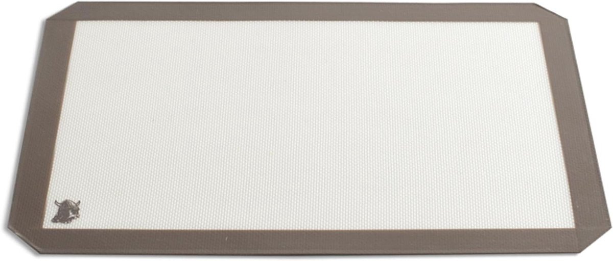 Bakmat - Siliconen Mat - Bakken en Braden - Antiaanbaklaag - 32 x 44 cm - Wit